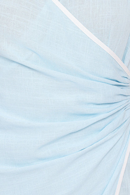Petal and Pup USA DRESSES Zion Mini Dress - Pale Blue